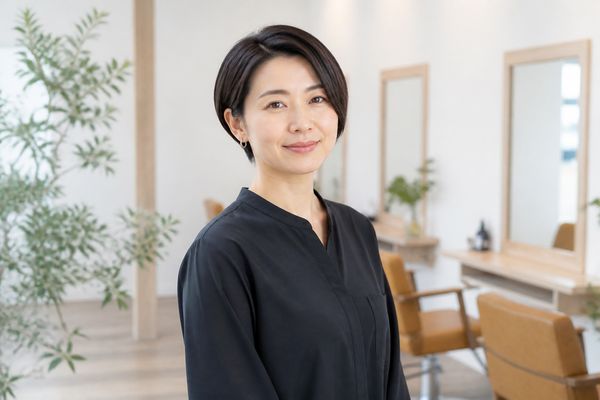 青柳千夏のポートレート